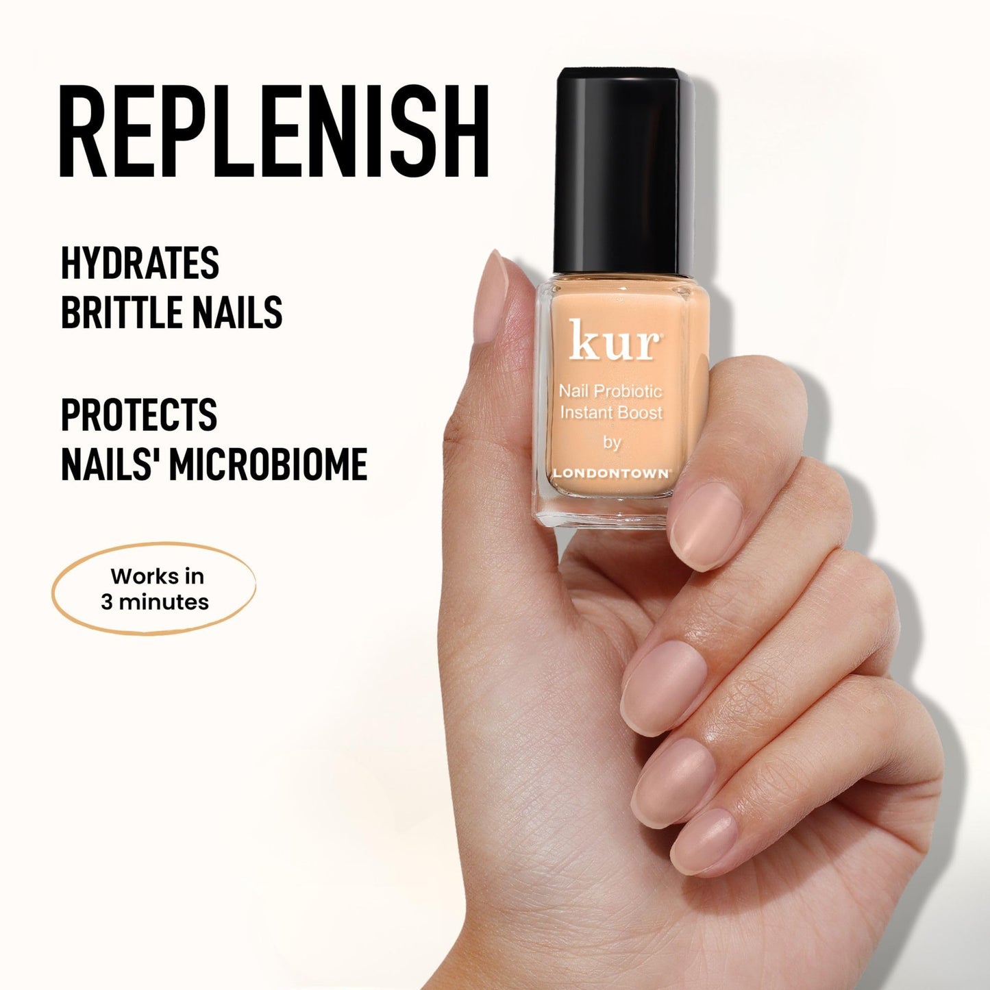 LONDONTOWN Strengthen & Repair Trio - Strengthening Moisturizing Nail Care for Healthy Growth Treatment for Damaged Nail