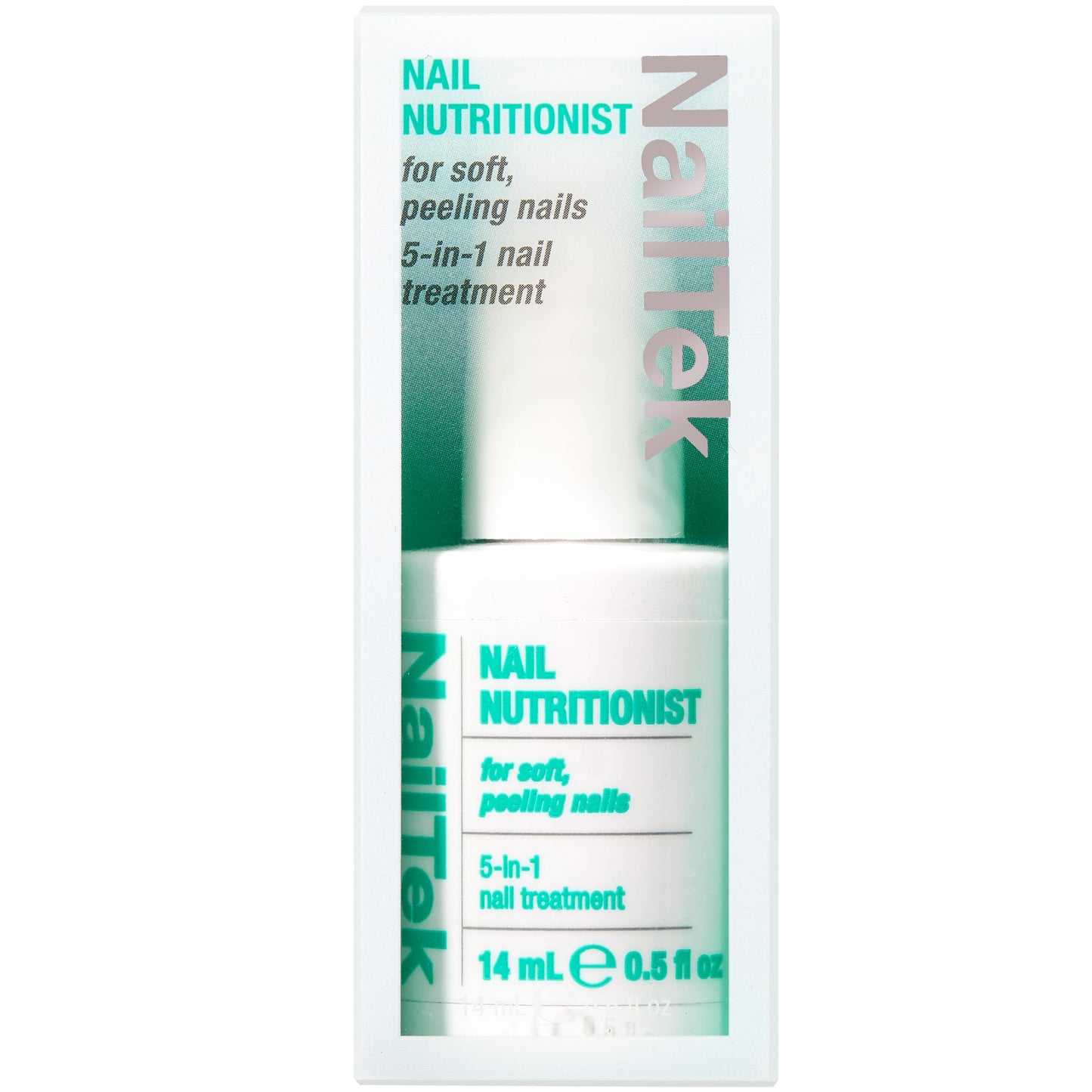 Nail Tek Nutritionist – Nail Strengthener and Repair for Damaged & Peeling Nails, 5-in-1 Moisturizing Care, 0.5 fl oz
