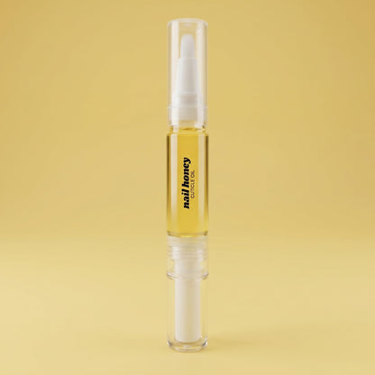 Twinkled T Nail Honey - Organic Nail Strengthening Treatment for Growth, Strength, & Moisture Nail Care Blend Cuticle Oil (XL Refillable Pen)