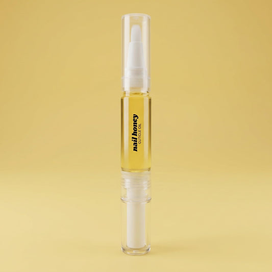 Twinkled T Nail Honey - Organic Nail Strengthening Treatment for Growth, Strength, & Moisture Nail Care Blend Cuticle Oil (XL Refillable Pen)