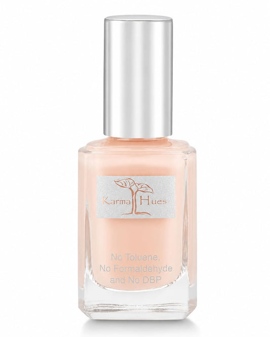 karma organic Deep Nutrition Nail Polish Strengthener - Nail Ridge Filler Base Coat Polish for Thin & Damaged Nails, Non-Toxic, Vegan & Cruelty Free, 0.47 fl oz