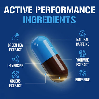 EVL Thermogenic Fat Burner Support - Fast Acting Weight Loss Energy and Appetite Support - Trans4orm Green Tea Supplement