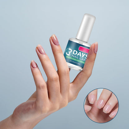 3 Days Nail Care - Keratin Amino Acid Nail Care, for Dry Weak Fragile Nails, Strengthening & Hydrating (16ml, 2pcs)