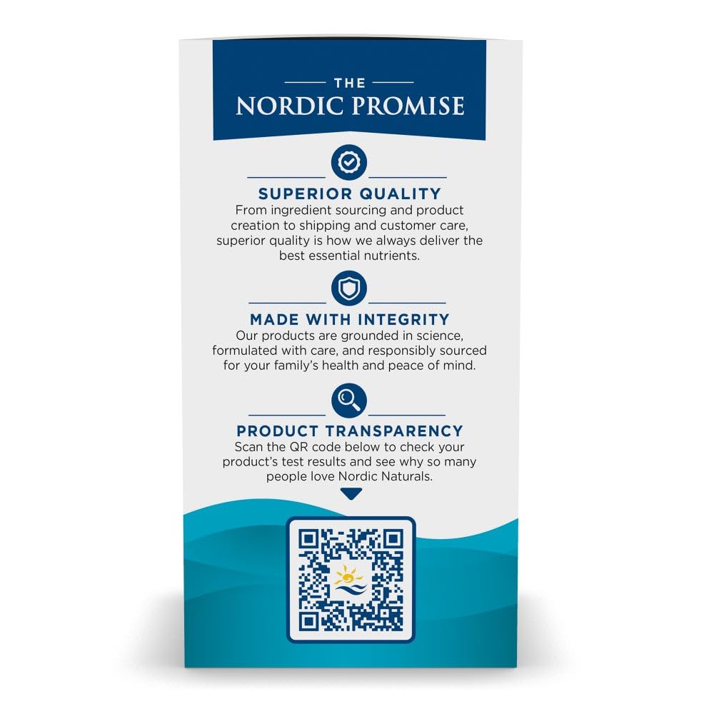 Nordic Naturals Ultimate Omega 2X with Vitamin D3, Lemon Flavor - 60 Soft Gels - 2150 mg Omega-3 + 1000 IU D3 - EPA & DHA - Brain, Heart, & Immune Health - 30 Servings Nordic NaturalsBuy Supplements Australia