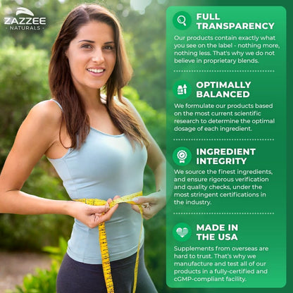Zazzee Extra Strength Green Tea 20:1 Extract, 50% EGCG, 98% Polyphenols, 80% Catechins, 150 Vegan Capsules, 5 Month Supply, Certified Kosher, Antioxidant & Metabolism Support, Non-GMO, Made in the USA