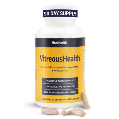 Macuhealth VitreousHealth Evidence-Based Eye Supplement - 90 Capsules MacuhealthBuy Supplements Australia