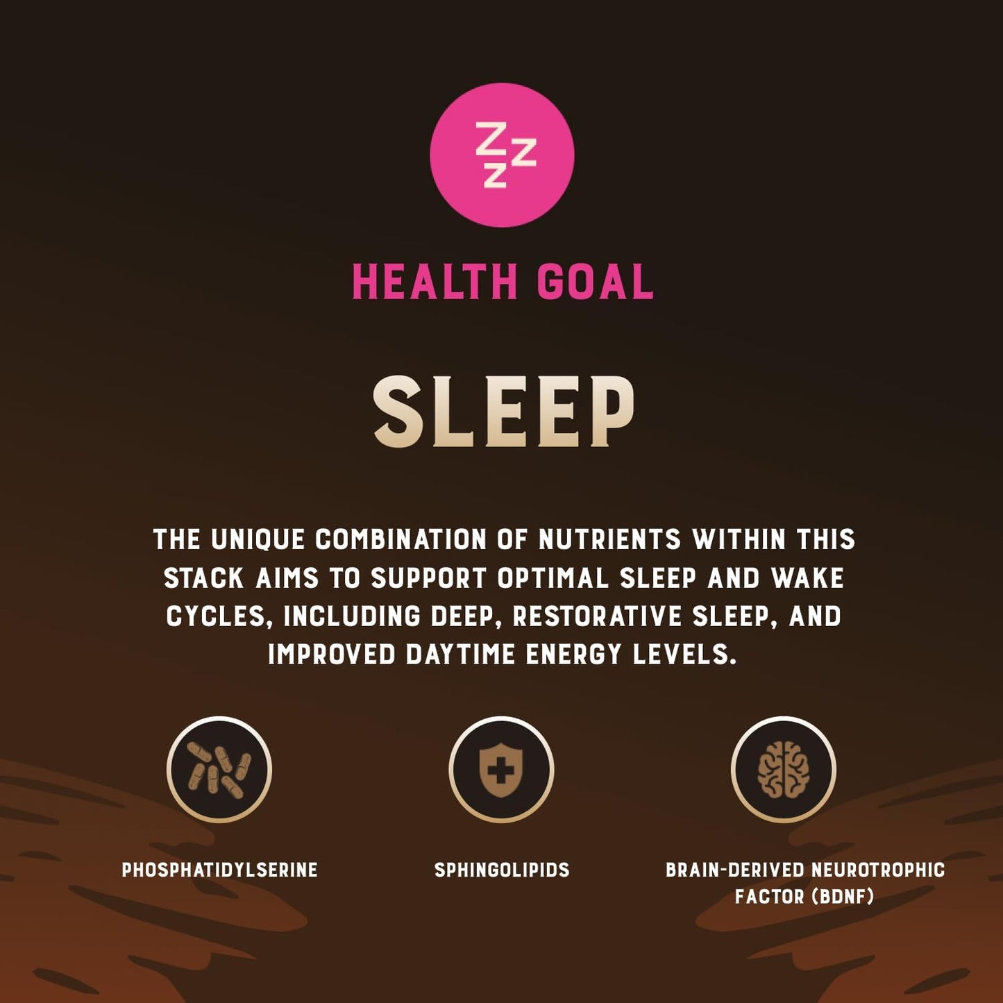 Sleep Stack - Includes Joint Strength & Repair, Skin, Hair & Nails, Mood Memory & Brain for Cognitive Function, Mobility, and Wellness