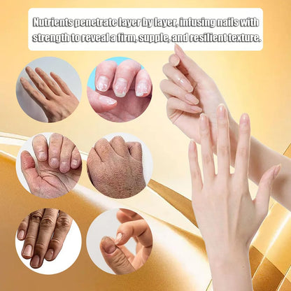 Keratin Nail Treatment, Nail Strengthener, Keratin Nail Polish, Deeply Moisturizes for Strong, Shiny Nails(2pcs,16ml)