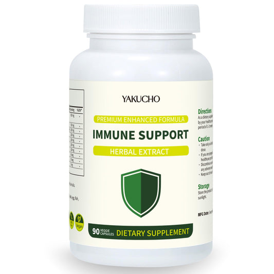 Herbal Immune Support Supplement, Vegan Capsules with Japanese Knotweed, Cat’s Claw, Skullcap & Sanguinolenta, Supports Immune Health & Overall Wellness, Gluten-Free YakuchoBuy Supplements Australia
