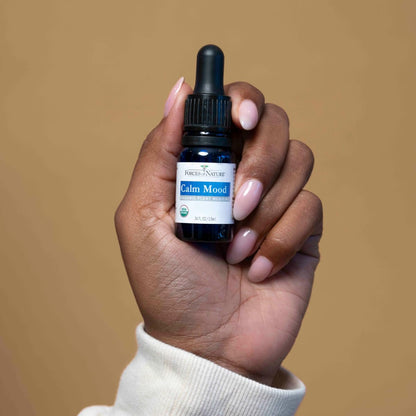 Forces of Nature Calm Mood, Organic Homeopathic Medicine, 0.34 Fl Oz, Calm Formula, Multi-Action Support from Mood Swings, Irritability, Stress & Worry