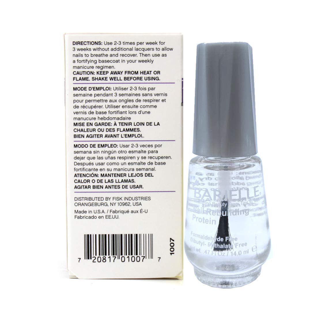 Barielle Nail Rebuilding Protein, 0.5-Ounces