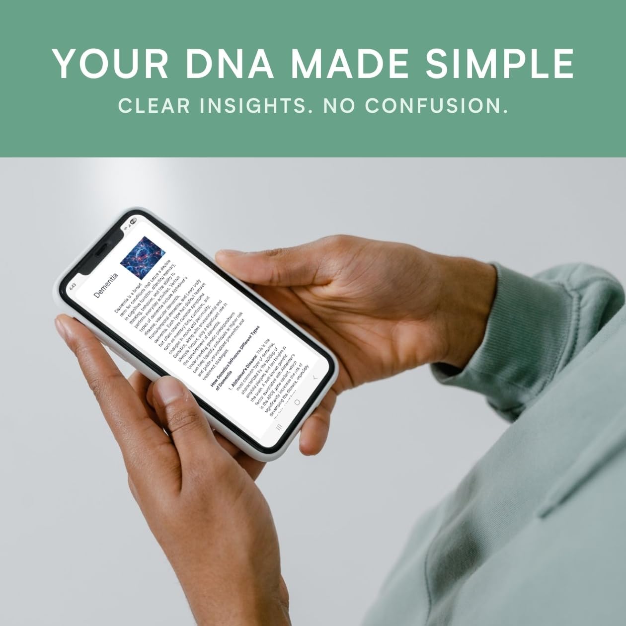 MTHFR Gene Test Kit: At-Home DNA Folate, Methylation, COMT Analysis & Genetic Health Insights – Easy Cheek Swab