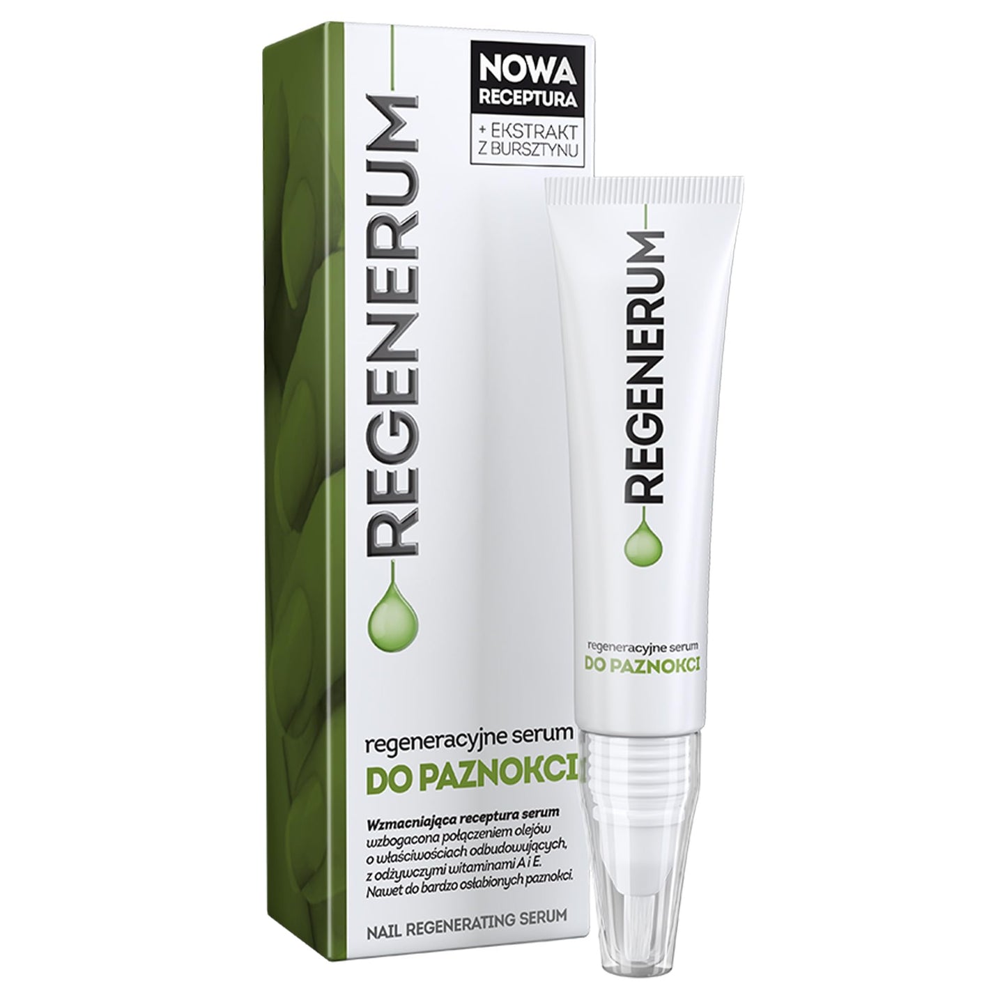 Regenerum - Regenerating Nail Serum - Strengthens, Nourishes, Protects, Reduces Discoloration, Softens Cuticles and Promotes Healthy Growth - 5ml