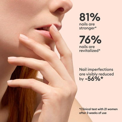 Manucurist Active Smooth 00 Nail Concealer Polish & Care - 2 in 1 Nude Nail Polish : Nail Strengthener and Growth - No Lamp