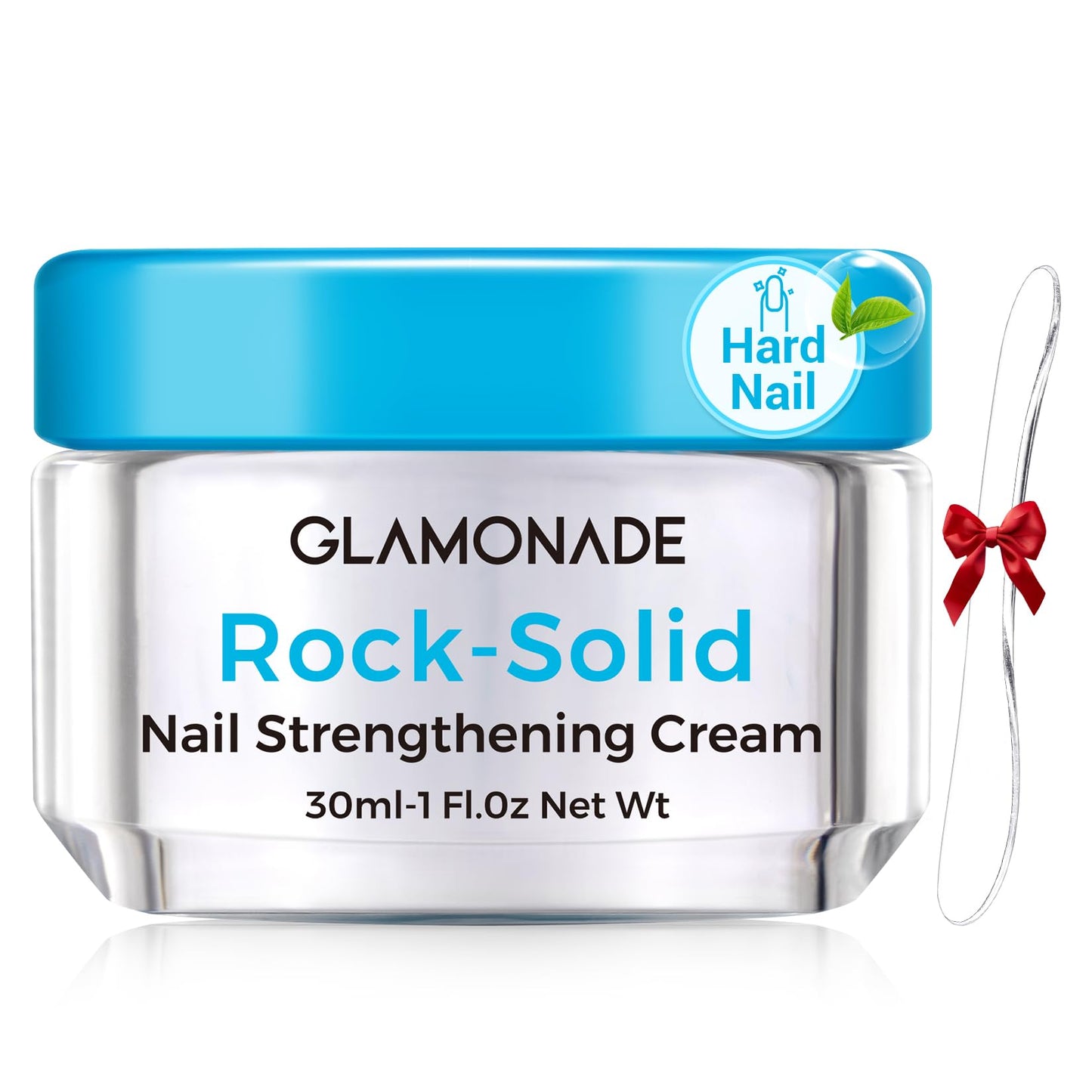 Glamonade Hard Nail Strengthening Cream: Nail strengthener and Cuticle Treatment To Repair Damaged Thin Nails and Dry Cracked Skin&Grow Nails,