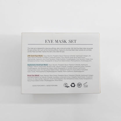 PEAUAMIE Under Eye Patches Gold and Hyaluronic Acid for puffy eyes,Rose Eye Masks