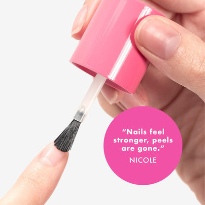 Olive & June Advanced Nail Strengthener | Powerful Treatment for Stronger, Longer Nails | Helps Prevent Chipping & Breaking | Can Be Worn Alone or Under Polish