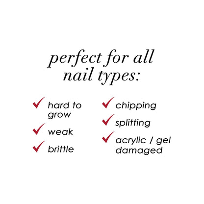 Dermelect Launchpad Nail Strengthener - Nailcare Base Coat with Keratin Protein Peptides, Strengthening, Hardening Protective Treatment for Weak, Thin, Brittle
