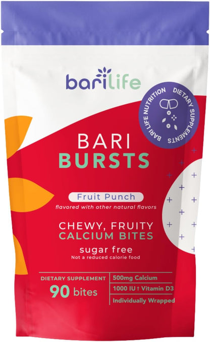 Bari Life Gastric Sleeve and Gastric Bypass Vitamin and Supplement Starter Kit (Fruit Punch)