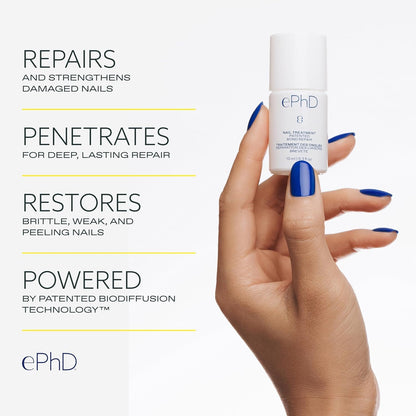 ePhD Bond Repair Nail Treatment, Nail Repair that Strengthens, Restores & Rebuilds Brittle Nails, Strengthens from Within, Formula for Damaged
