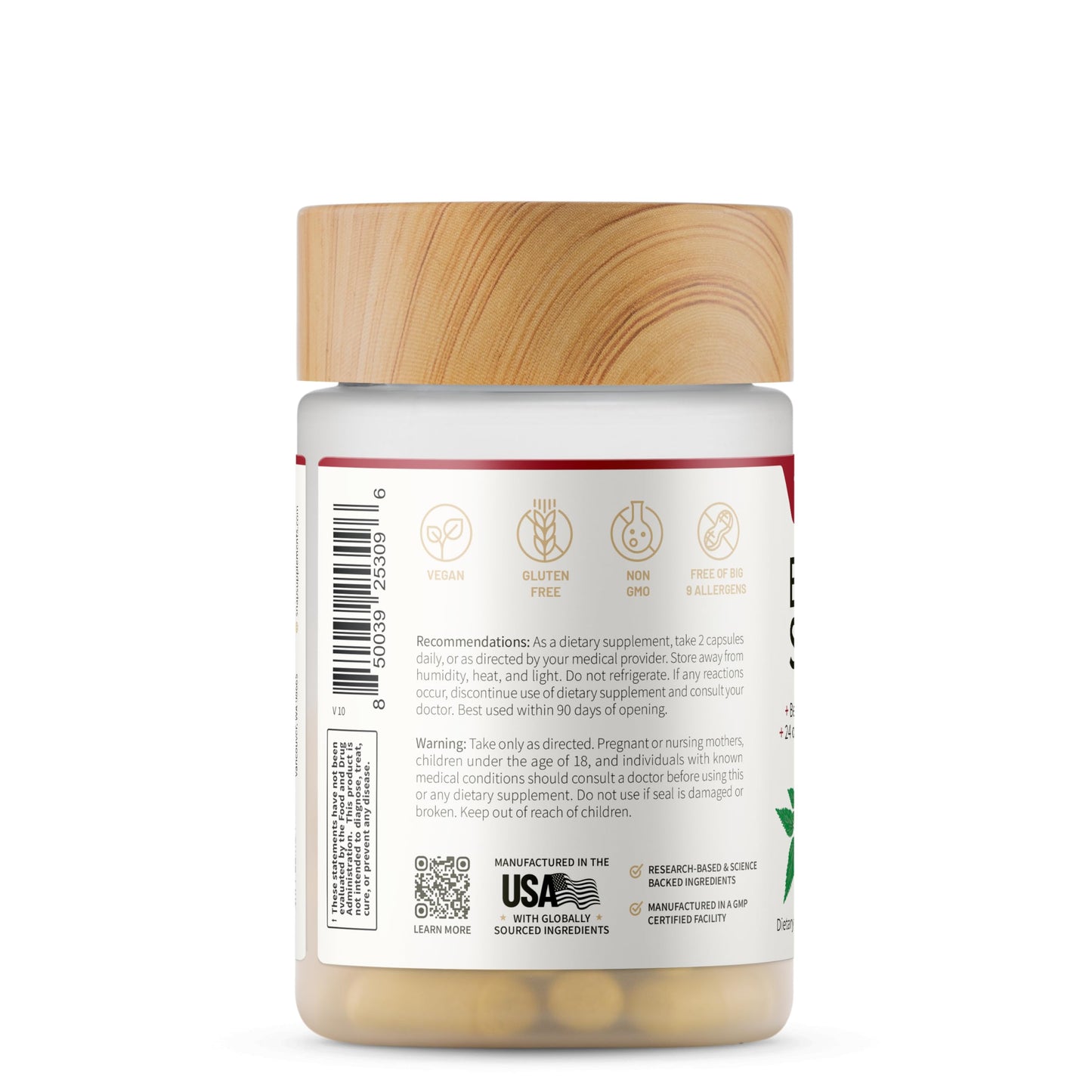 Snap Supplements Blood Sugar Blend with Berberine, CoQ10, 60 Vegan Capsules | Support Already Healthy Blood Sugar, Metabolic Health and Energy, Sugar Free, with CoQ10, Cinnamon (Packaging May Vary)