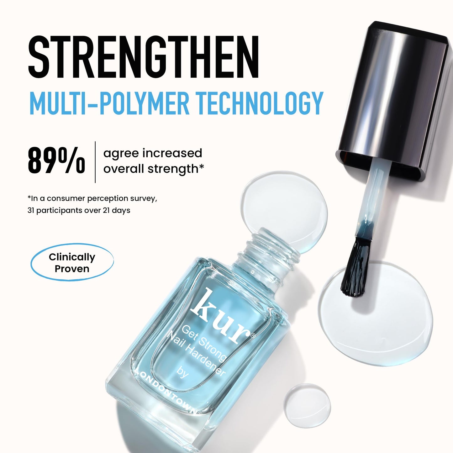 LONDONTOWN Strengthen & Repair Trio - Strengthening Moisturizing Nail Care for Healthy Growth Treatment for Damaged Nail