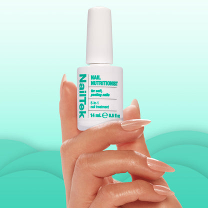 Nail Tek Nutritionist – Nail Strengthener and Repair for Damaged & Peeling Nails, 5-in-1 Moisturizing Care, 0.5 fl oz