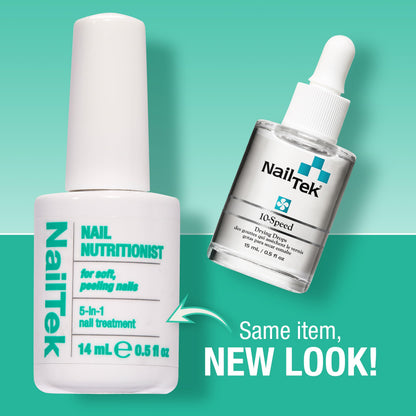 Nail Tek Nutritionist – Nail Strengthener and Repair for Damaged & Peeling Nails, 5-in-1 Moisturizing Care, 0.5 fl oz