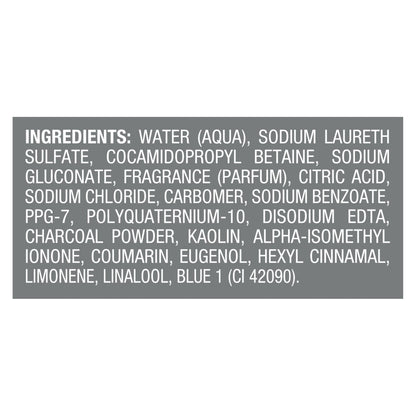 DOVE MEN + CARE Shampoo 1 count Charcoal + Clay for Real Hair that Powers Up Hair Strength, with Deep Purifying Benefits, 28 Fl oz