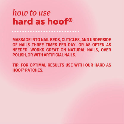 Onyx Professional Hard as Hoof Nail Strengthening Cream, Island Coconut Scent - Nail Growth and Conditioning Cuticle Cream Stops Splits, Chips