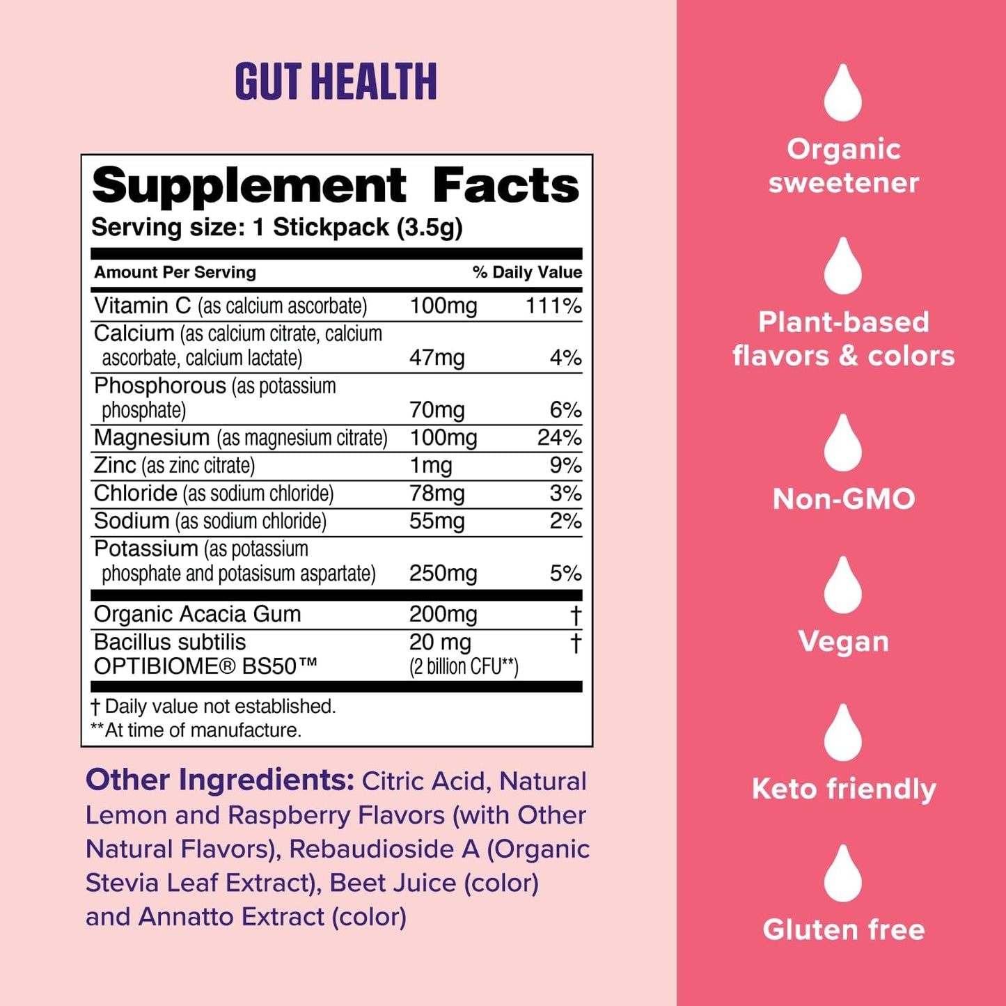 Ultima Replenisher Electrolyte Powder Drink Mix Bundle – Sugar Free – Crave Killer and Gut Health, 14 Stickpacks – 6 Electrolytes and Minerals – Keto Friendly, Vegan, Non-GMO