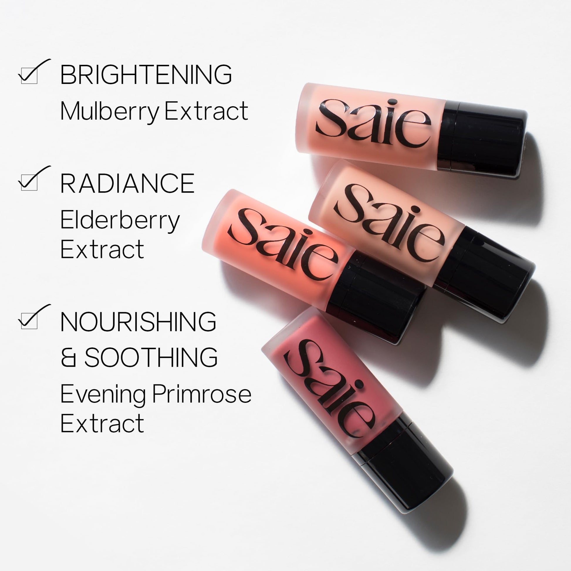 Saie Cheek Flush Duo - Dew Liquid Blush (.40 oz, Baby), SuperSuede Baked Powder Blush (.01 oz, Bella) - Layerable, Skin-Nourishing Blushes for a Seamless Radiant Finish SaieBuy Supplements Australia