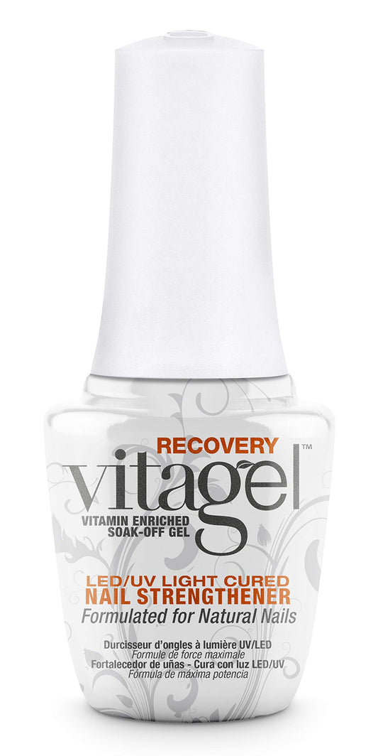Gelish MINI Vitagel Recovery Nail Strengthener - Strengthening Polish, Base Coat, Fortifies and Repairs Weak
