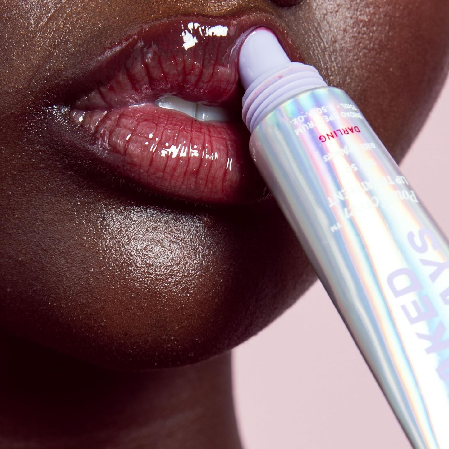 Naked Sundays SPF 50 Tinted Lip Treatment with Sun Protection — Hydrating Lip Balm with Peptides, Polyglutamic Acid & High-Gloss Finish, Broad Spectrum UVA/UVB, Vegan, Non-Sticky - 15ml (Darling)