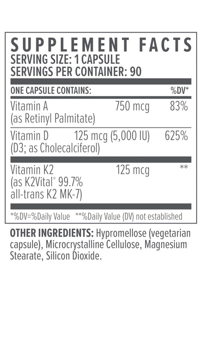 Biote Nutraceuticals - ADK 5 - Immunity + Cardiovascular (90 Capsules)