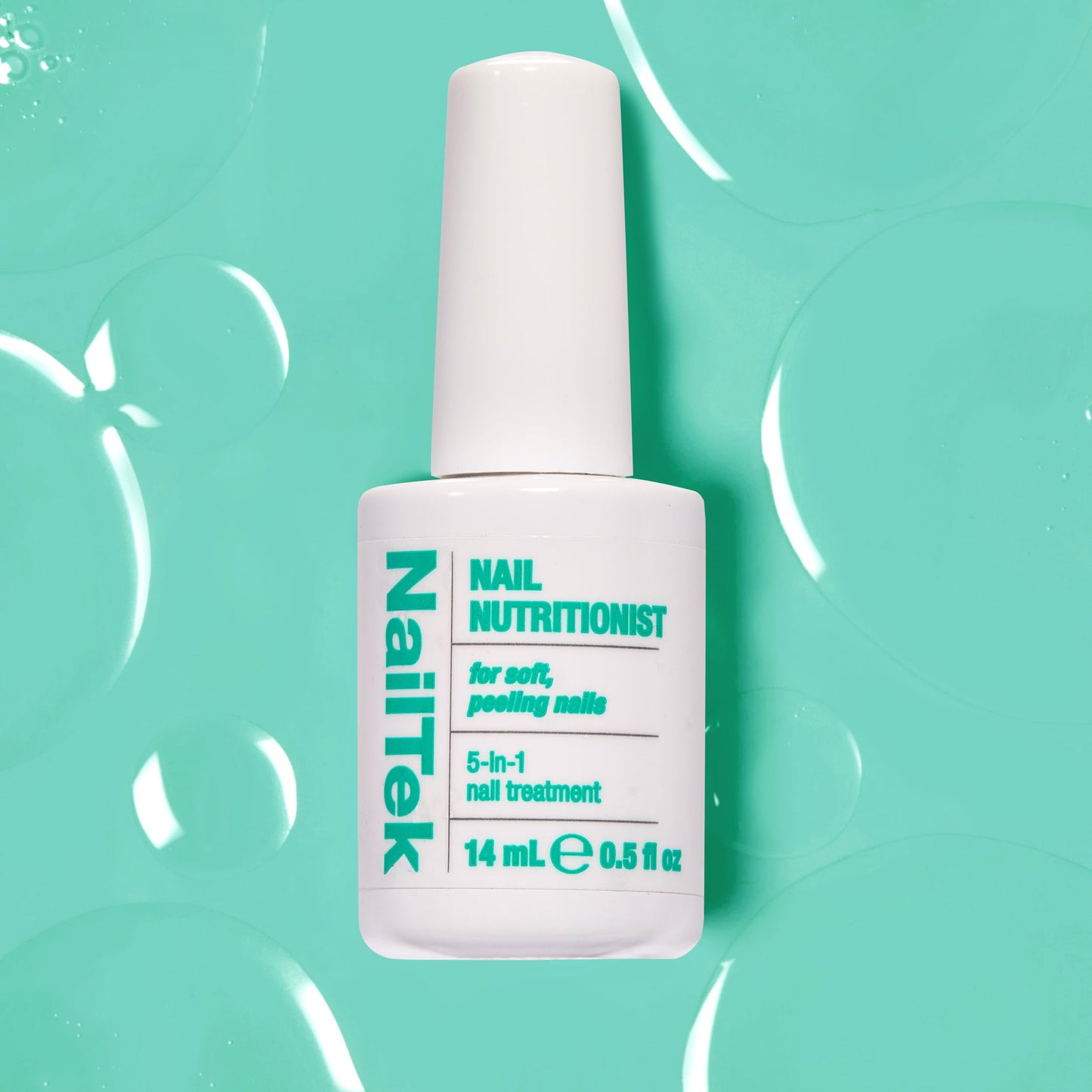 Nail Tek Nutritionist – Nail Strengthener and Repair for Damaged & Peeling Nails, 5-in-1 Moisturizing Care, 0.5 fl oz