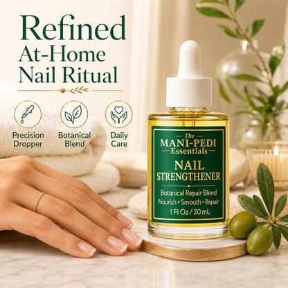 TMPE Nail Strengthener Oil for damaged, brittle nails. Keratin Repair Blend with nourishiment of Jojoba, Almond & Tea-Tree Oils