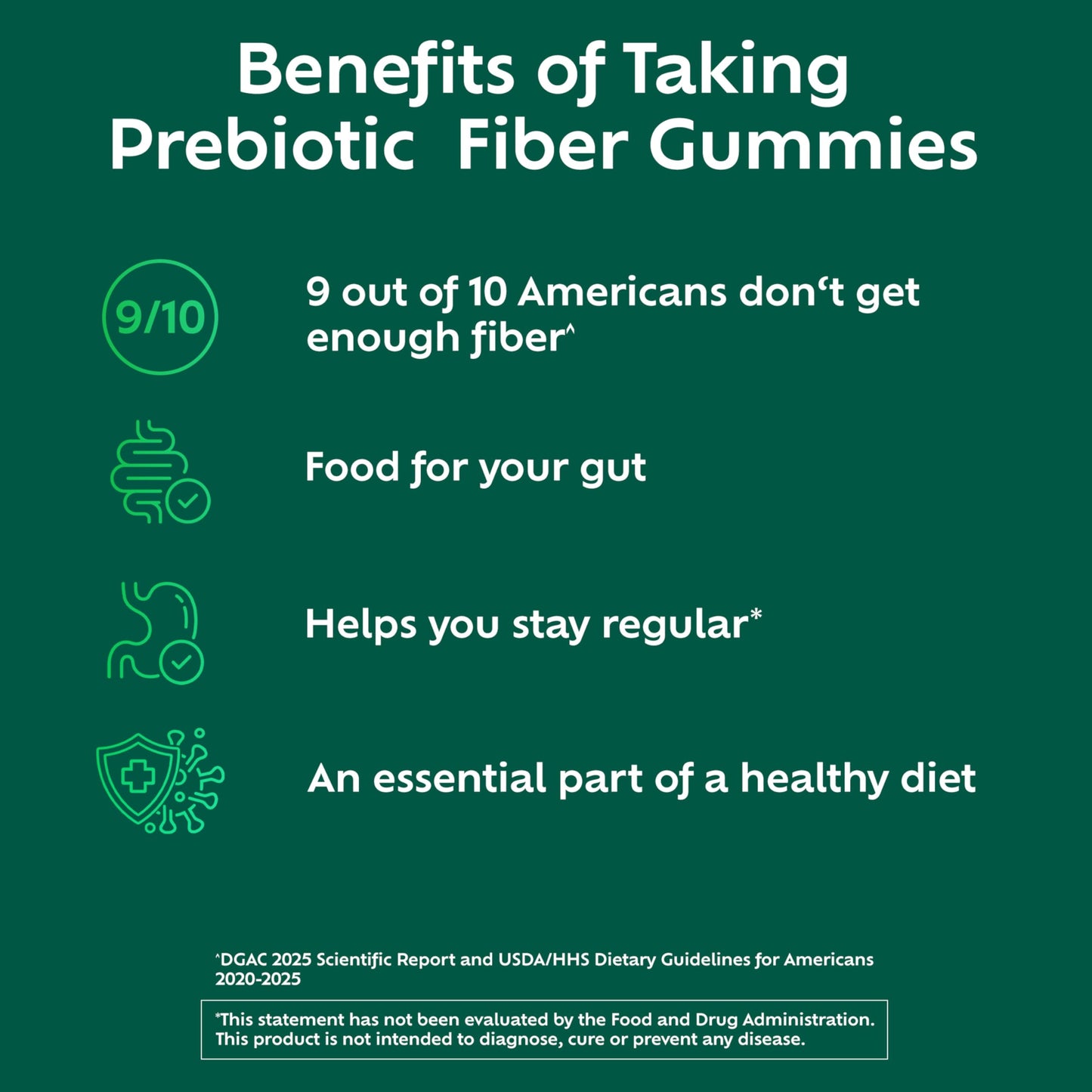 Benefiber Prebiotic Friendly Fiber Supplement Gummies for Digestive Health, Assorted Fruit Flavor - 81 Count