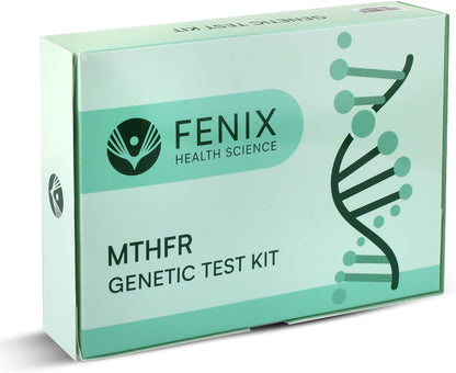 MTHFR Gene Test Kit: At-Home DNA Folate, Methylation, COMT Analysis & Genetic Health Insights – Easy Cheek Swab