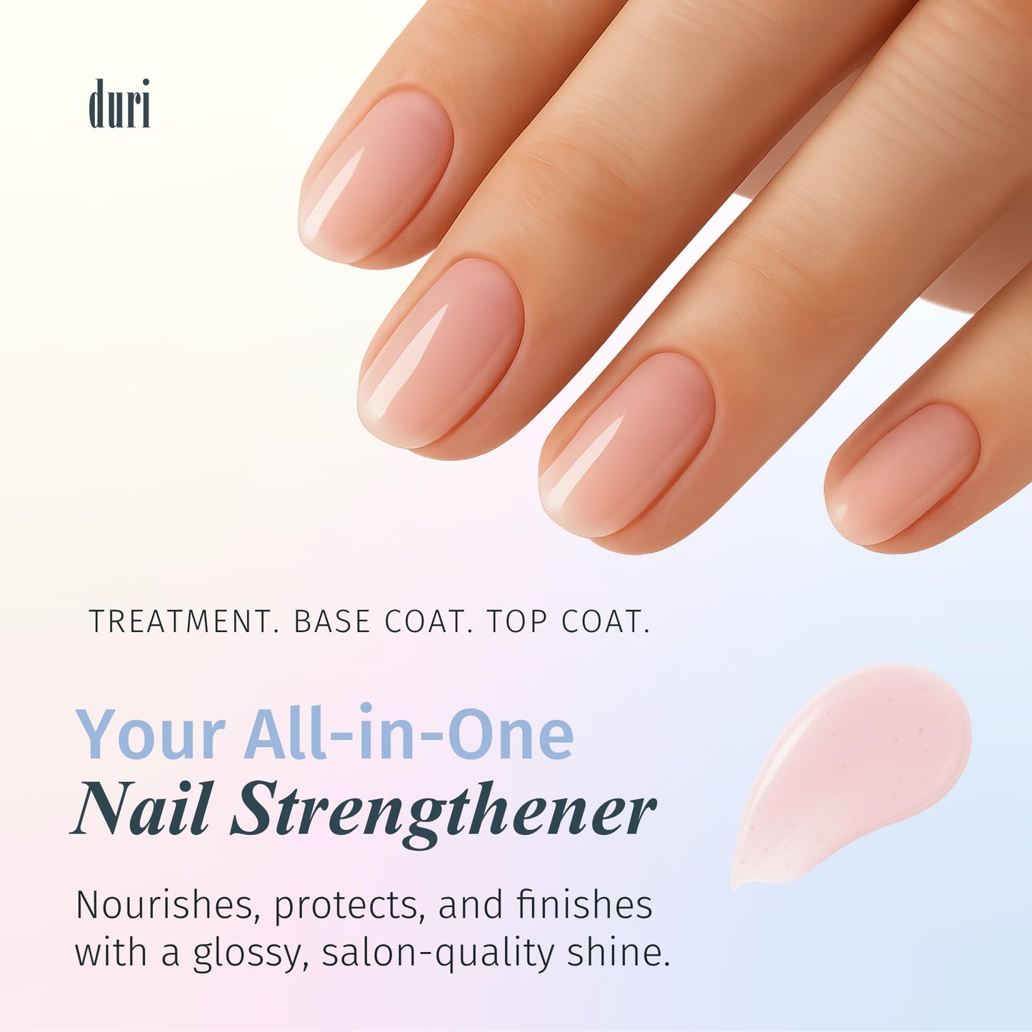 duri Rejuvacote 1 Nail Strengthener, Maximum Effect Formula, For brittle, weak, or post-damage nails (Pack of 3-0.45 fl. oz. each)