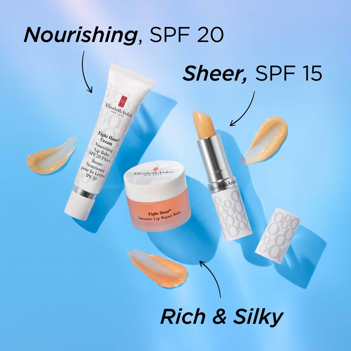 Elizabeth Arden Eight Hour Cream Lip Protectant Stick, SPF 15 Sunscreen Balm, Moisturizer for Dry, Cracked Lips with Shea Butter,