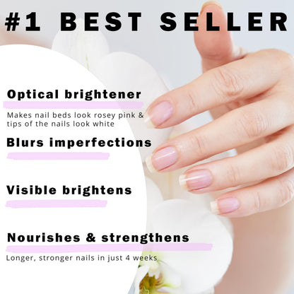 Perfect Formula Nail Essentials Kit – 4-Piece Keratin Nail Strengthener and Growth - Nail Repair For Damaged Nails | High Gloss Finish