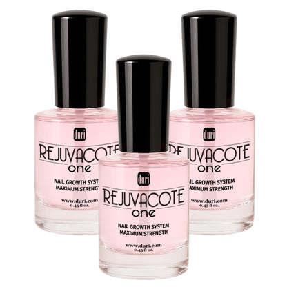 duri Rejuvacote 1 Nail Strengthener, Maximum Effect Formula, For brittle, weak, or post-damage nails (Pack of 3-0.45 fl. oz. each)