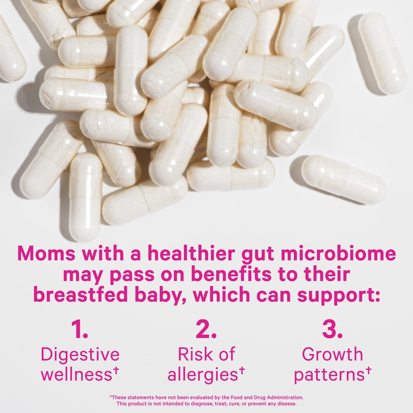 Pink Stork Lactation Probiotic, 30 Billion CFUs, 30 Capsules | Multi Strain Postnatal Probiotics for Breastfeeding Women, Support Breast Milk & Gut Health, Postpartum Essentials