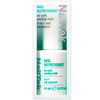 Nail Tek Nutritionist – Nail Strengthener and Repair for Damaged & Peeling Nails, 5-in-1 Moisturizing Care, 0.5 fl oz