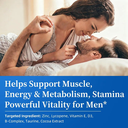 Multivitamin for Men - Methylated Multivitamin Supports Energy & Metabolism, Liver & Digestive*, Daily Men's Vitamins M inch