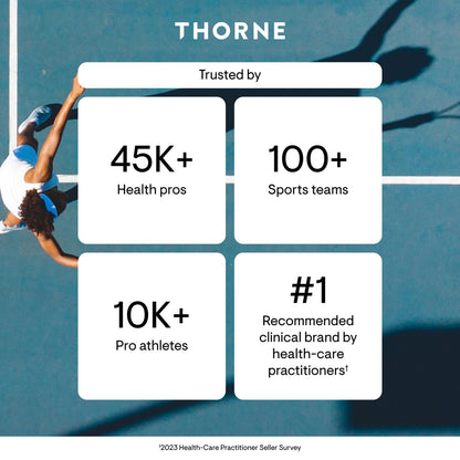 THORNE - L-Arginine - Sustained-Release - Supports Heart Health, Nitric Oxide Production, Exercise Capacity & Optimal Blood Flow* - Third-Party Certified