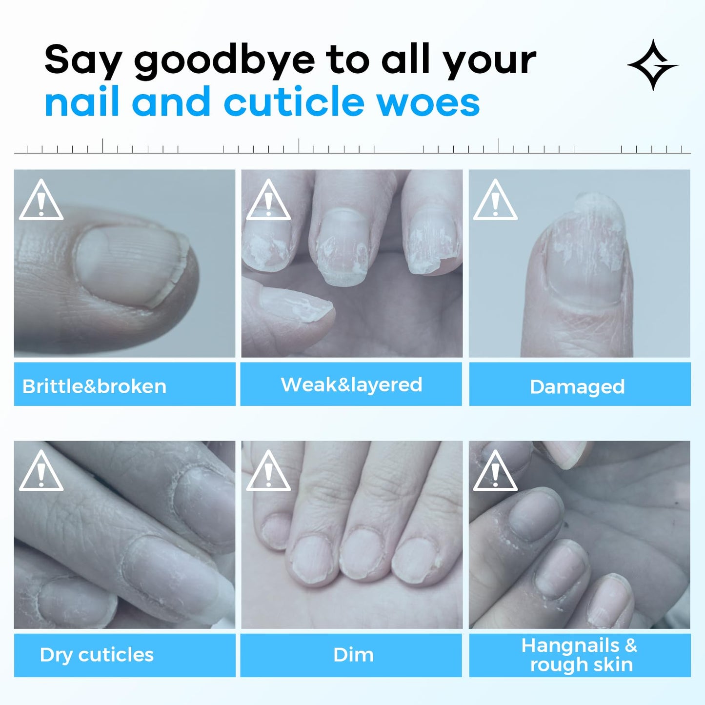 Glamonade Hard Nail Strengthening Cream: Nail strengthener and Cuticle Treatment To Repair Damaged Thin Nails and Dry Cracked Skin&Grow Nails,