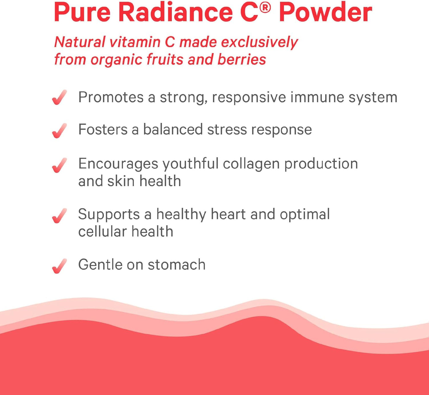 PURE SYNERGY Pure Radiance C | Organic Vitamin C Capsules | 100% Natural, Whole Food, Non-GMO Supplement with Organic Camu Camu | for Immune and Collagen Support (90 Capsules)