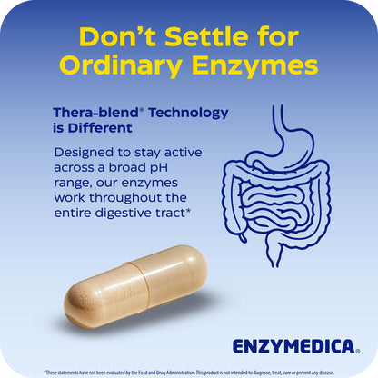 Enzymedica Digest Gold - Digestive Enzyme Supplement for Women & Men, Enzyme Capsules for Digestion, Gut Health Support, Helps Gas & Bloating, ATPro Energy Support,